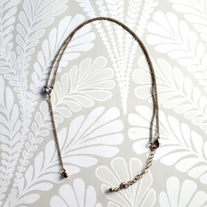 Dainty Gold Y Pendant Necklace